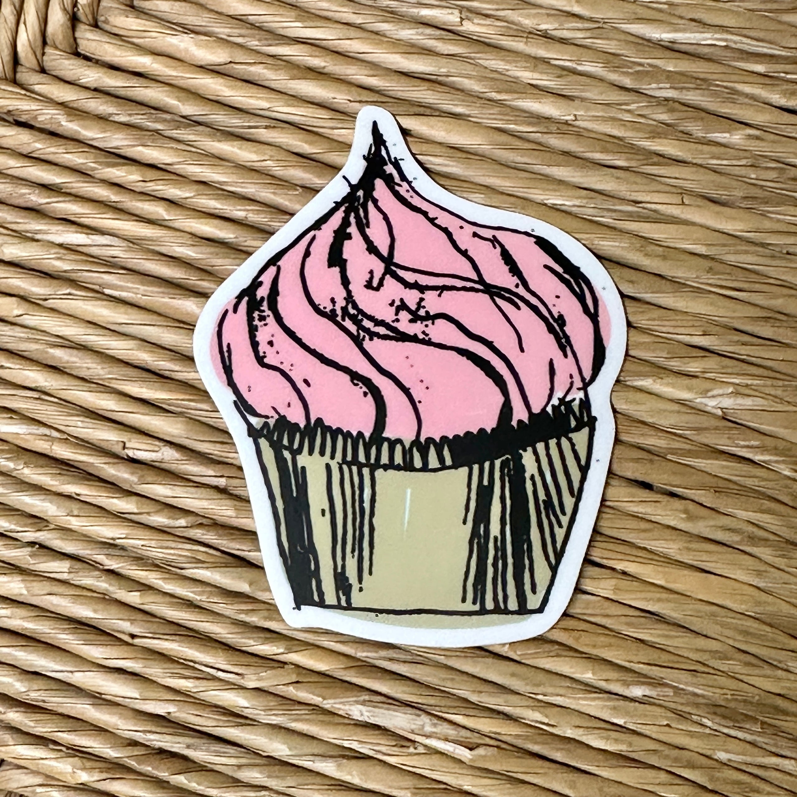 Cupcake Sticker